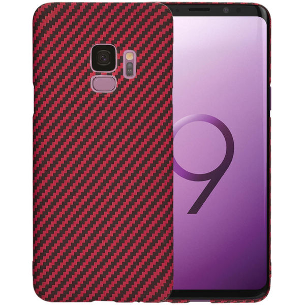 Techsuit - Carbonite FiberShell - Samsung Galaxy S9 - Red