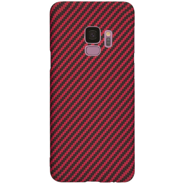 Techsuit - Carbonite FiberShell - Samsung Galaxy S9 - Red
