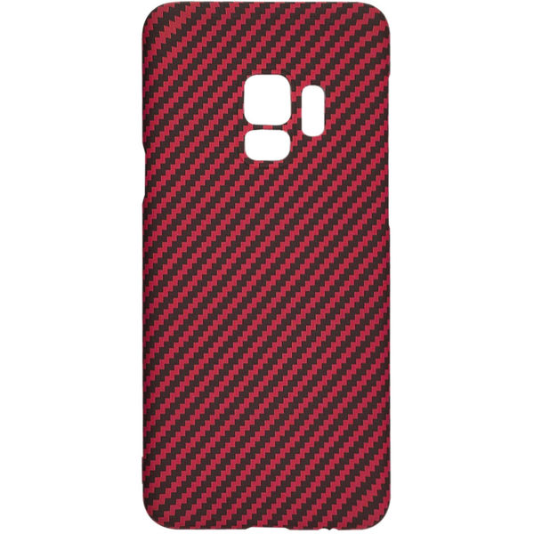 Techsuit - Carbonite FiberShell - Samsung Galaxy S9 - Red