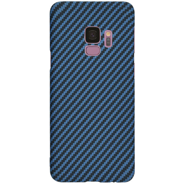 Techsuit - Carbonite FiberShell - Samsung Galaxy S9 - Cyan