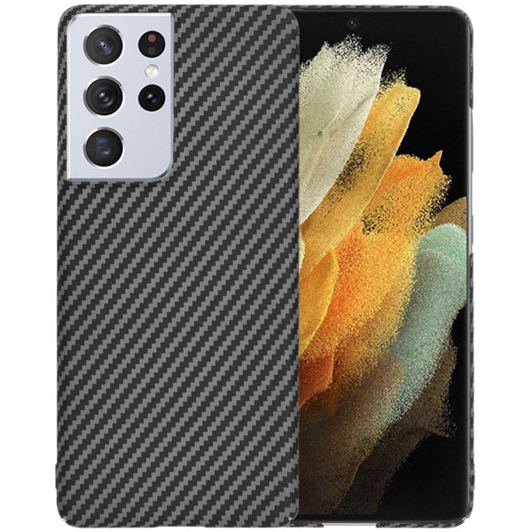 Techsuit - Carbonite FiberShell - Samsung Galaxy S21 Ultra 5G - Black