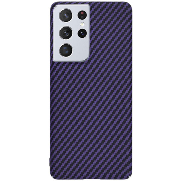 Techsuit - Carbonite FiberShell - Samsung Galaxy S21 Ultra 5G - Purple