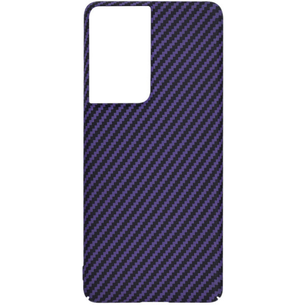 Techsuit - Carbonite FiberShell - Samsung Galaxy S21 Ultra 5G - Purple