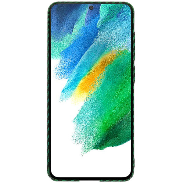 Techsuit - Carbonite FiberShell - Samsung Galaxy S21 FE 5G - Green