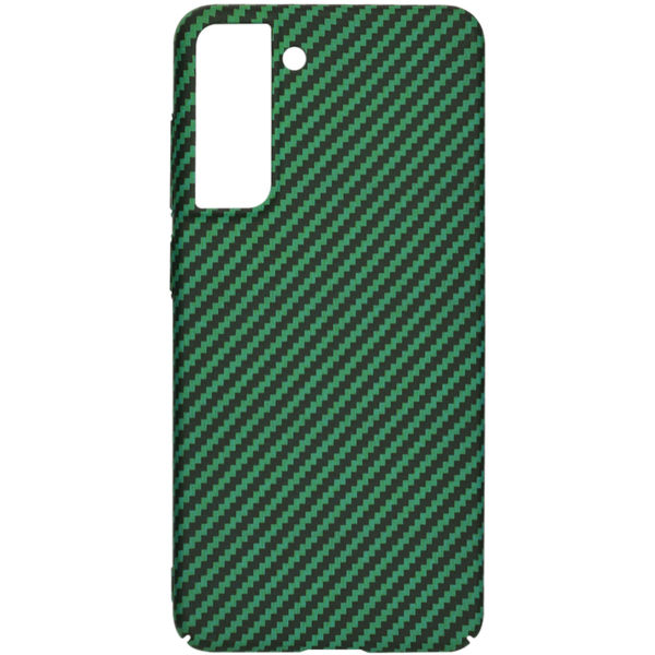Techsuit - Carbonite FiberShell - Samsung Galaxy S21 FE 5G - Green