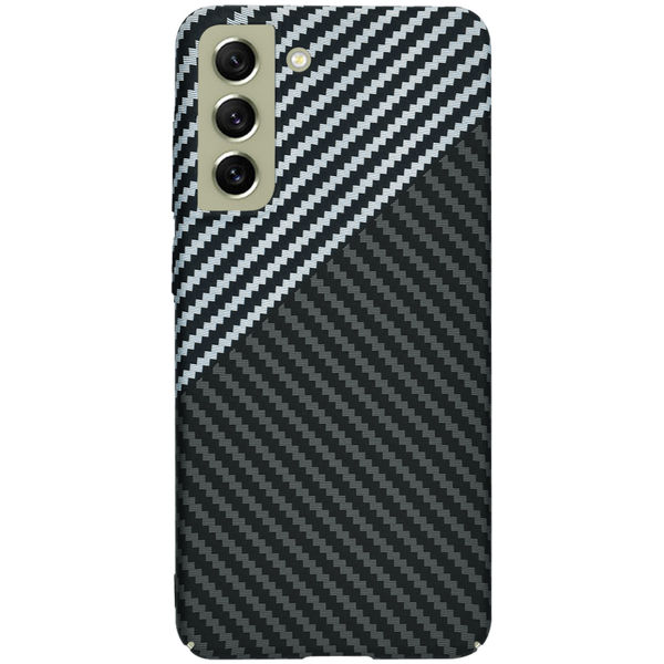 Techsuit - Carbonite FiberShell - Samsung Galaxy S21 FE 5G - Stealth Gray