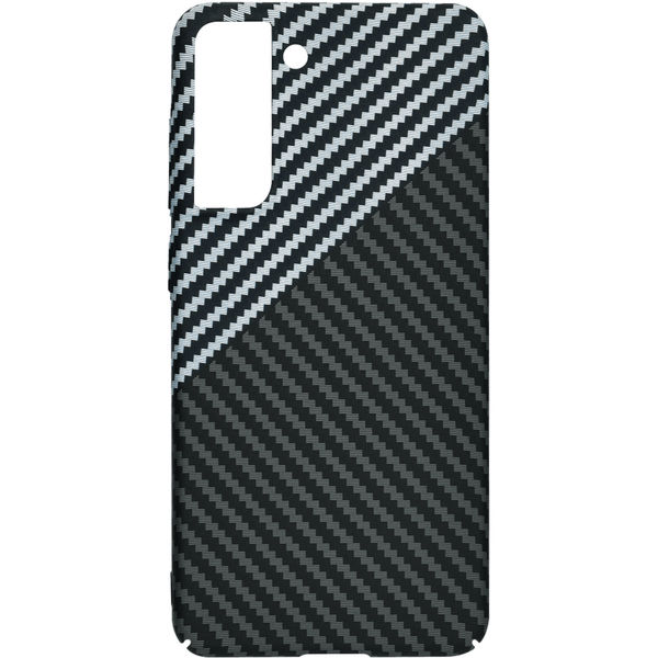 Techsuit - Carbonite FiberShell - Samsung Galaxy S21 FE 5G - Stealth Gray