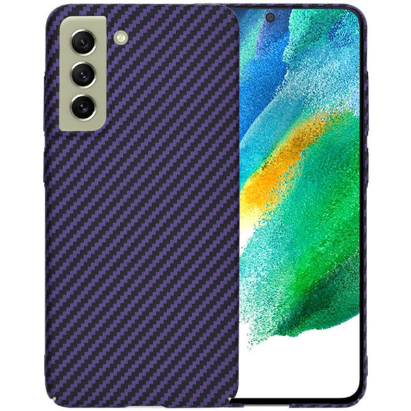 Techsuit - Carbonite FiberShell - Samsung Galaxy S21 FE 5G - Purple