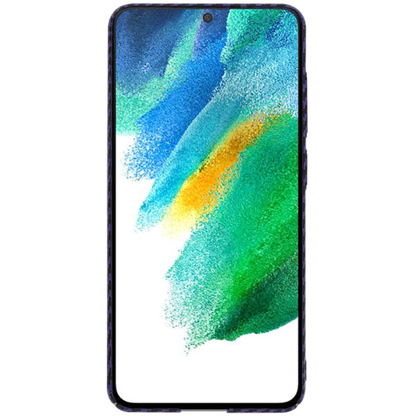 Techsuit - Carbonite FiberShell - Samsung Galaxy S21 FE 5G - Purple