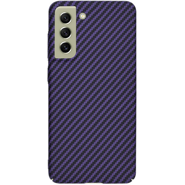 Techsuit - Carbonite FiberShell - Samsung Galaxy S21 FE 5G - Purple
