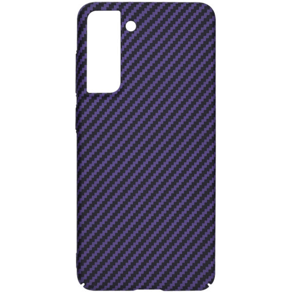 Techsuit - Carbonite FiberShell - Samsung Galaxy S21 FE 5G - Purple