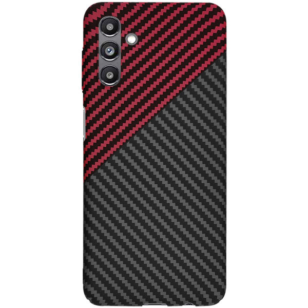 Techsuit - Carbonite FiberShell - Samsung Galaxy A13 5G / A04s - Red Vortex