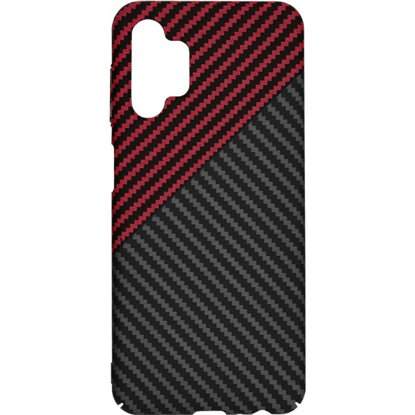 Techsuit - Carbonite FiberShell - Samsung Galaxy A13 4G - Red Vortex