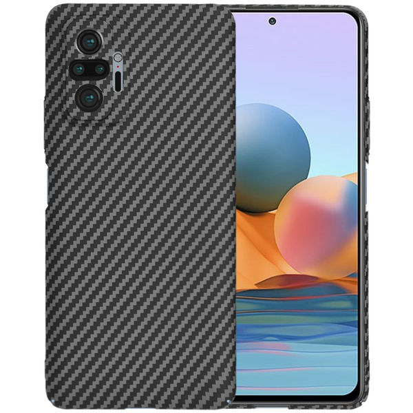 Techsuit - Carbonite FiberShell - Xiaomi Redmi Note 10 Pro / Note 10 Pro Max - Black
