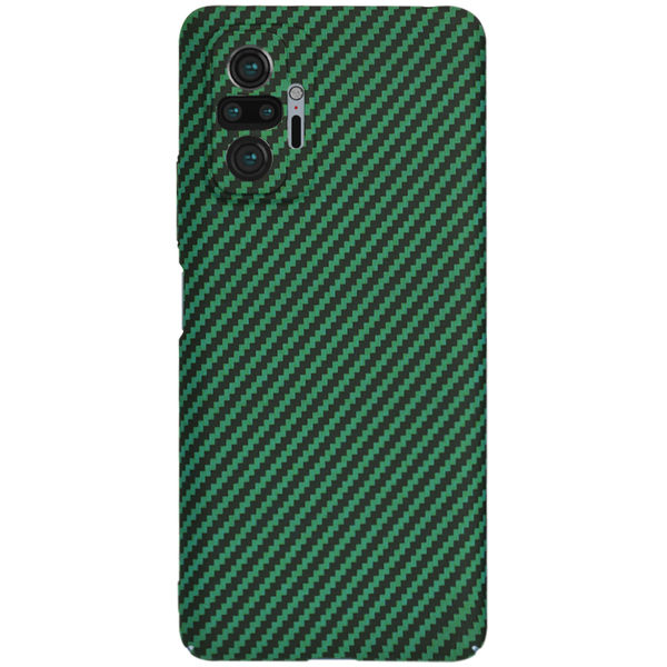 Techsuit - Carbonite FiberShell - Xiaomi Redmi Note 10 Pro / Note 10 Pro Max - Green