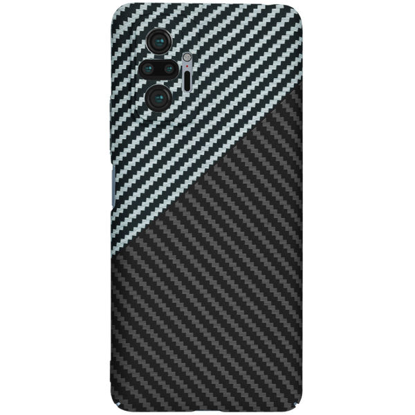 Techsuit - Carbonite FiberShell - Xiaomi Redmi Note 10 Pro / Note 10 Pro Max - Stealth Gray