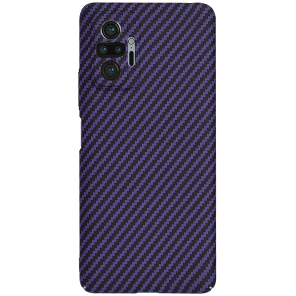 Techsuit - Carbonite FiberShell - Xiaomi Redmi Note 10 Pro / Note 10 Pro Max - Purple