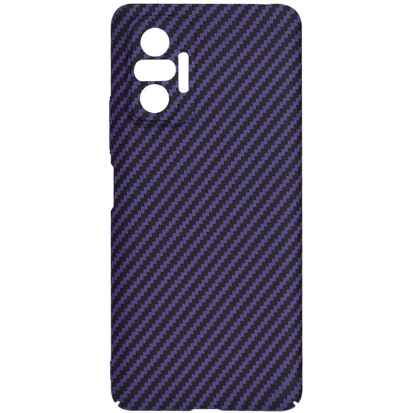 Techsuit - Carbonite FiberShell - Xiaomi Redmi Note 10 Pro / Note 10 Pro Max - Purple