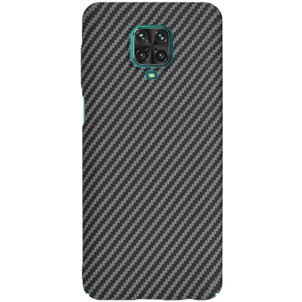 Techsuit - Carbonite FiberShell - Xiaomi Redmi Note 9S / Note 9 Pro / Note 9 Pro Max - Black