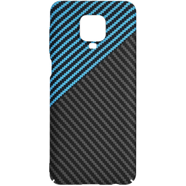 Techsuit - Carbonite FiberShell - Xiaomi Redmi Note 9S / Note 9 Pro / Note 9 Pro Max - Blue Pulse
