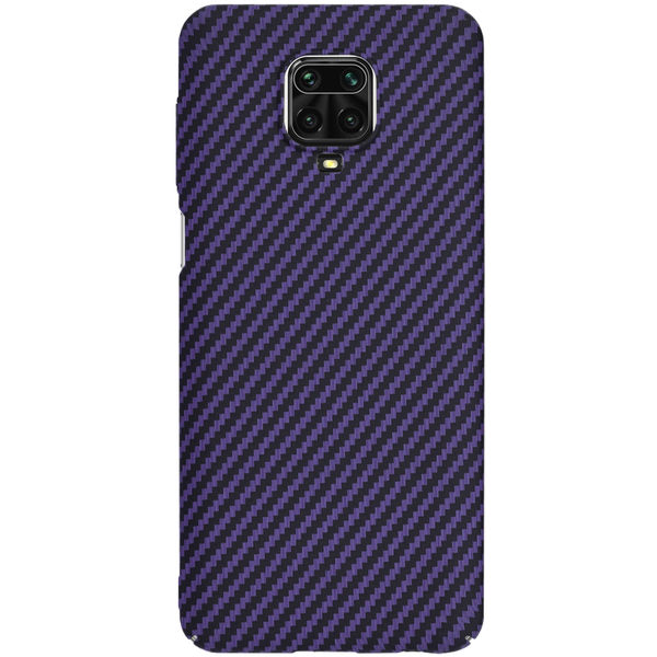 Techsuit - Carbonite FiberShell - Xiaomi Redmi Note 9S / Note 9 Pro / Note 9 Pro Max - Purple