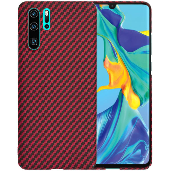 Techsuit - Carbonite FiberShell - Huawei P30 Pro / P30 Pro New Edition - Red