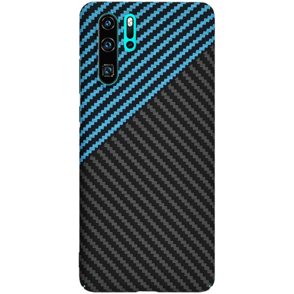Techsuit - Carbonite FiberShell - Huawei P30 Pro / P30 Pro New Edition - Blue Pulse