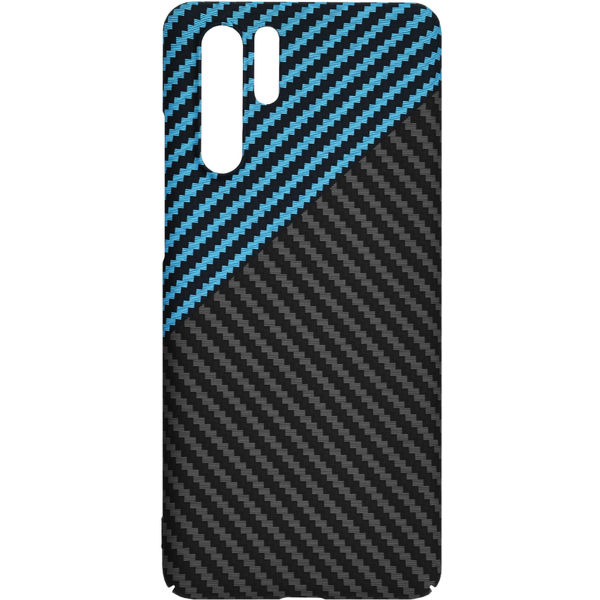 Techsuit - Carbonite FiberShell - Huawei P30 Pro / P30 Pro New Edition - Blue Pulse