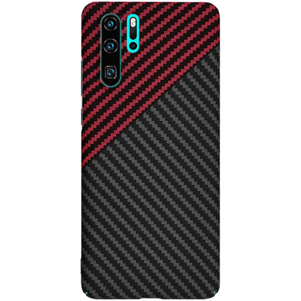 Techsuit - Carbonite FiberShell - Huawei P30 Pro / P30 Pro New Edition - Red Vortex