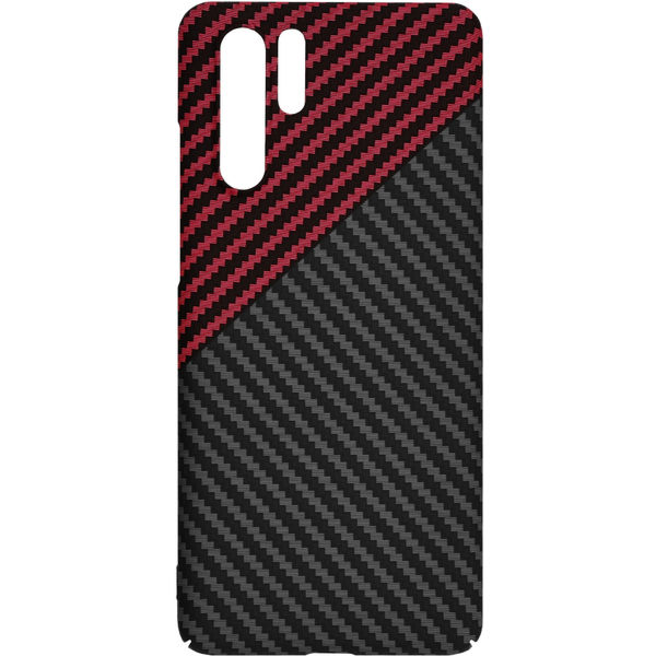 Techsuit - Carbonite FiberShell - Huawei P30 Pro / P30 Pro New Edition - Red Vortex
