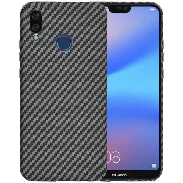 Techsuit - Carbonite FiberShell - Huawei P20 Lite - Black