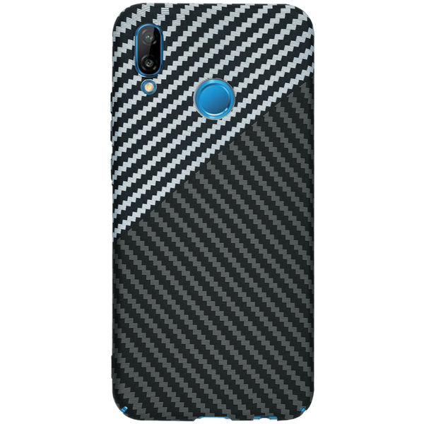 Techsuit - Carbonite FiberShell - Huawei P20 Lite - Stealth Gray