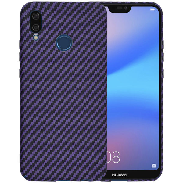 Techsuit - Carbonite FiberShell - Huawei P20 Lite - Purple