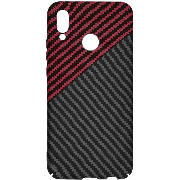 Techsuit - Carbonite FiberShell - Huawei P20 Lite - Red Vortex
