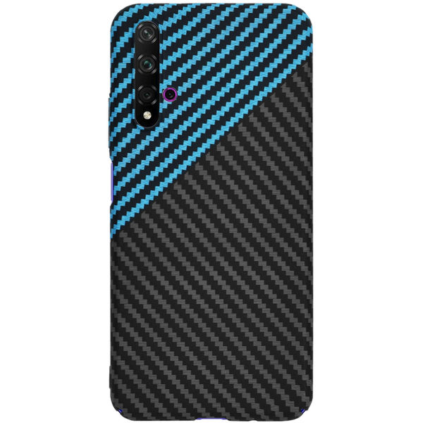 Techsuit - Carbonite FiberShell - Huawei Nova 5T / Honor 20 - Blue Pulse