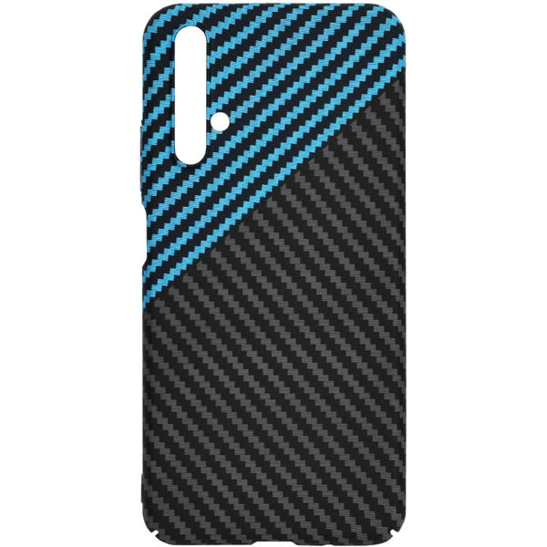 Techsuit - Carbonite FiberShell - Huawei Nova 5T / Honor 20 - Blue Pulse