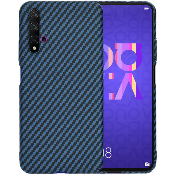 Techsuit - Carbonite FiberShell - Huawei Nova 5T / Honor 20 - Cyan