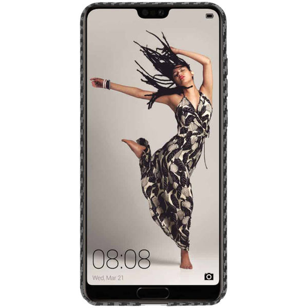 Techsuit - Carbonite FiberShell - Huawei P20 Pro - Black