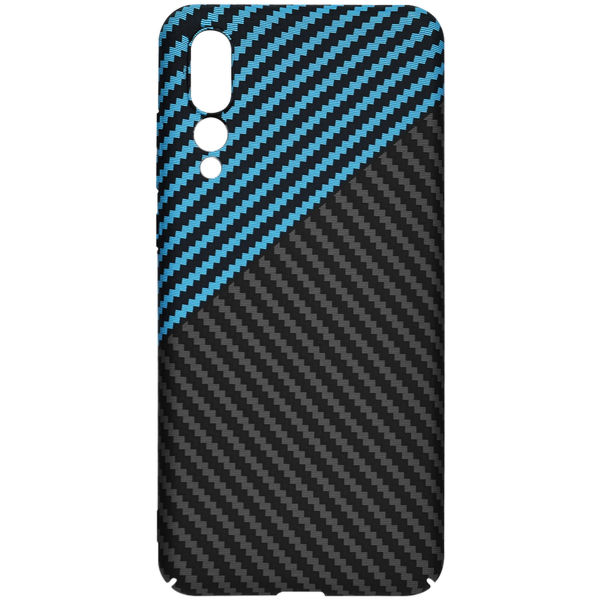 Techsuit - Carbonite FiberShell - Huawei P20 Pro - Blue Pulse