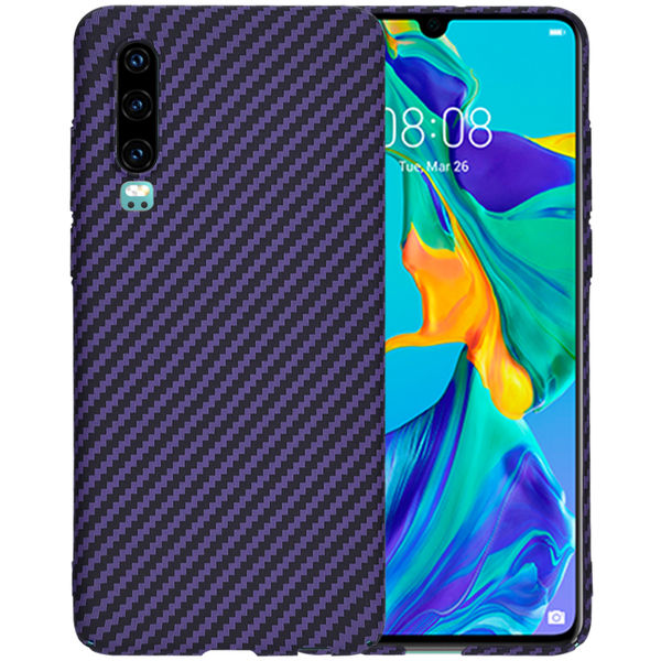 Techsuit - Carbonite FiberShell - Huawei P30 - Purple