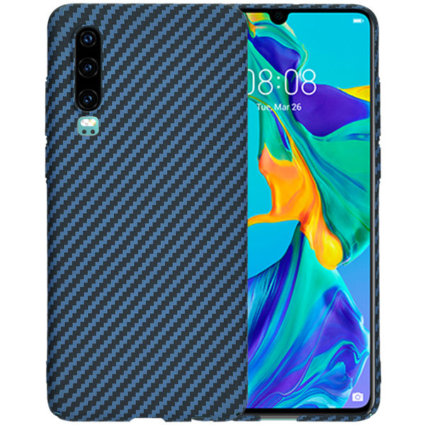 Techsuit - Carbonite FiberShell - Huawei P30 - Cyan