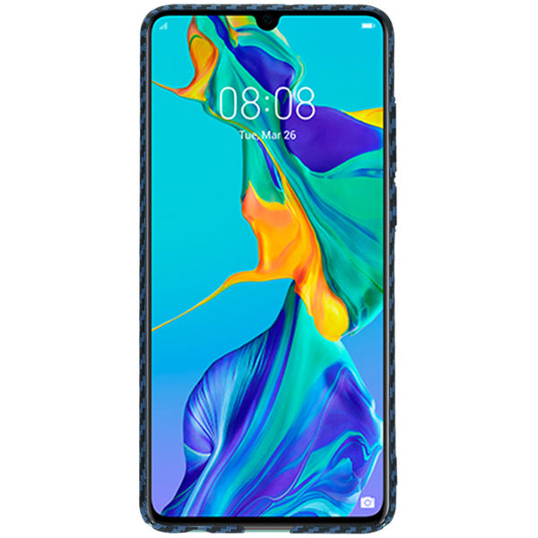 Techsuit - Carbonite FiberShell - Huawei P30 - Cyan