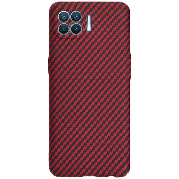 Techsuit - Carbonite FiberShell - Oppo Reno4 Lite - Red