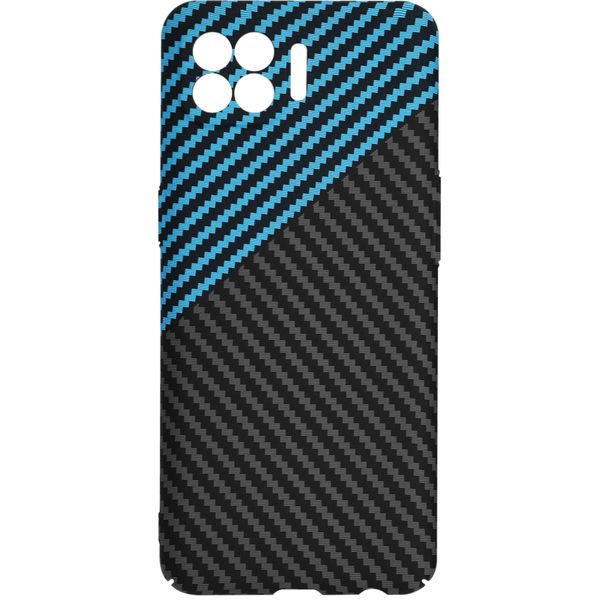 Techsuit - Carbonite FiberShell - Oppo Reno4 Lite - Blue Pulse