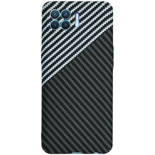 Techsuit - Carbonite FiberShell - Oppo Reno4 Lite - Stealth Gray