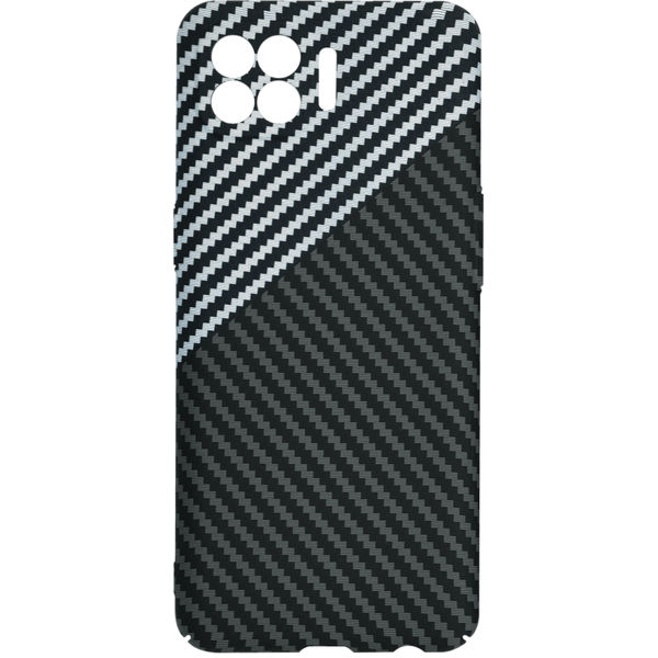 Techsuit - Carbonite FiberShell - Oppo Reno4 Lite - Stealth Gray