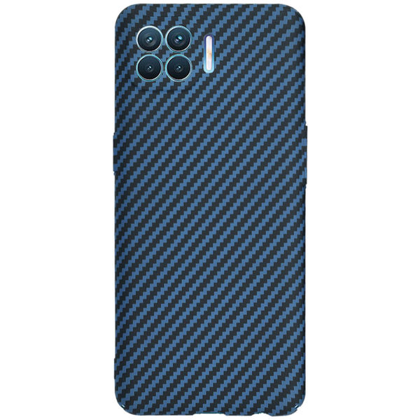 Techsuit - Carbonite FiberShell - Oppo Reno4 Lite - Cyan