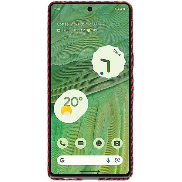 Techsuit - Carbonite FiberShell - Google Pixel 7 - Red