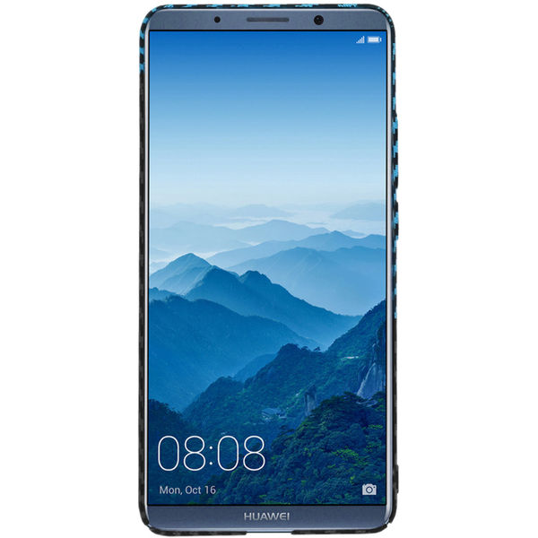 Techsuit - Carbonite FiberShell - Huawei Mate 10 Pro - Blue Pulse