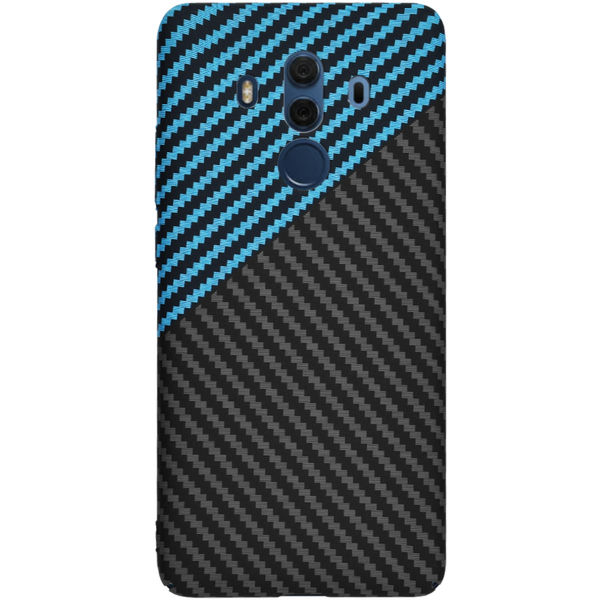 Techsuit - Carbonite FiberShell - Huawei Mate 10 Pro - Blue Pulse